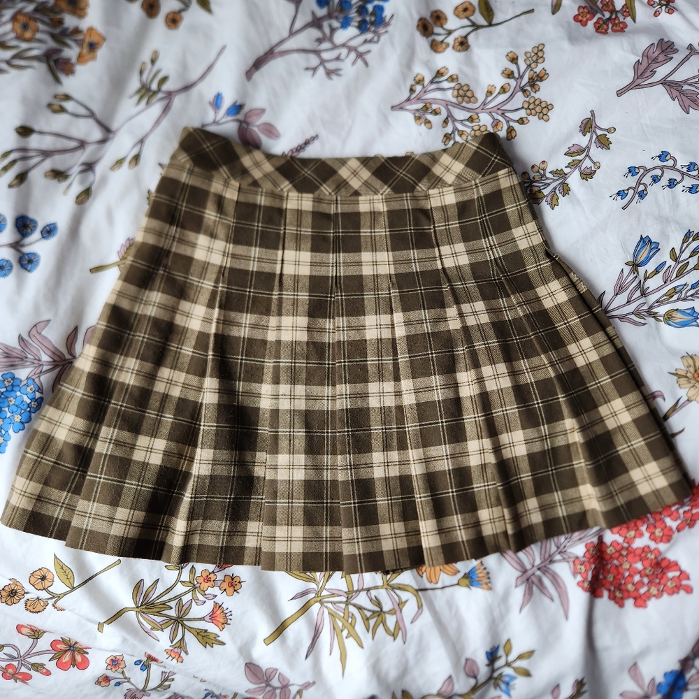 Sunday Best Plaid Mini Skirt